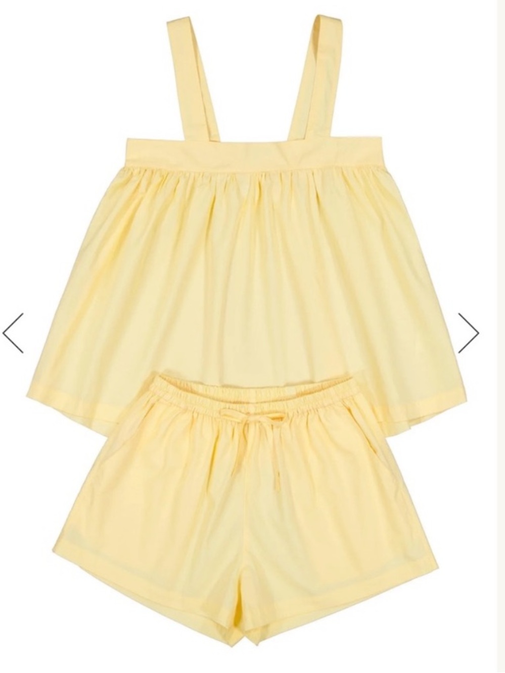 NWT Piyama Suzie Sleep Set in Buttercup tank and shorts - Picture 2 of 8